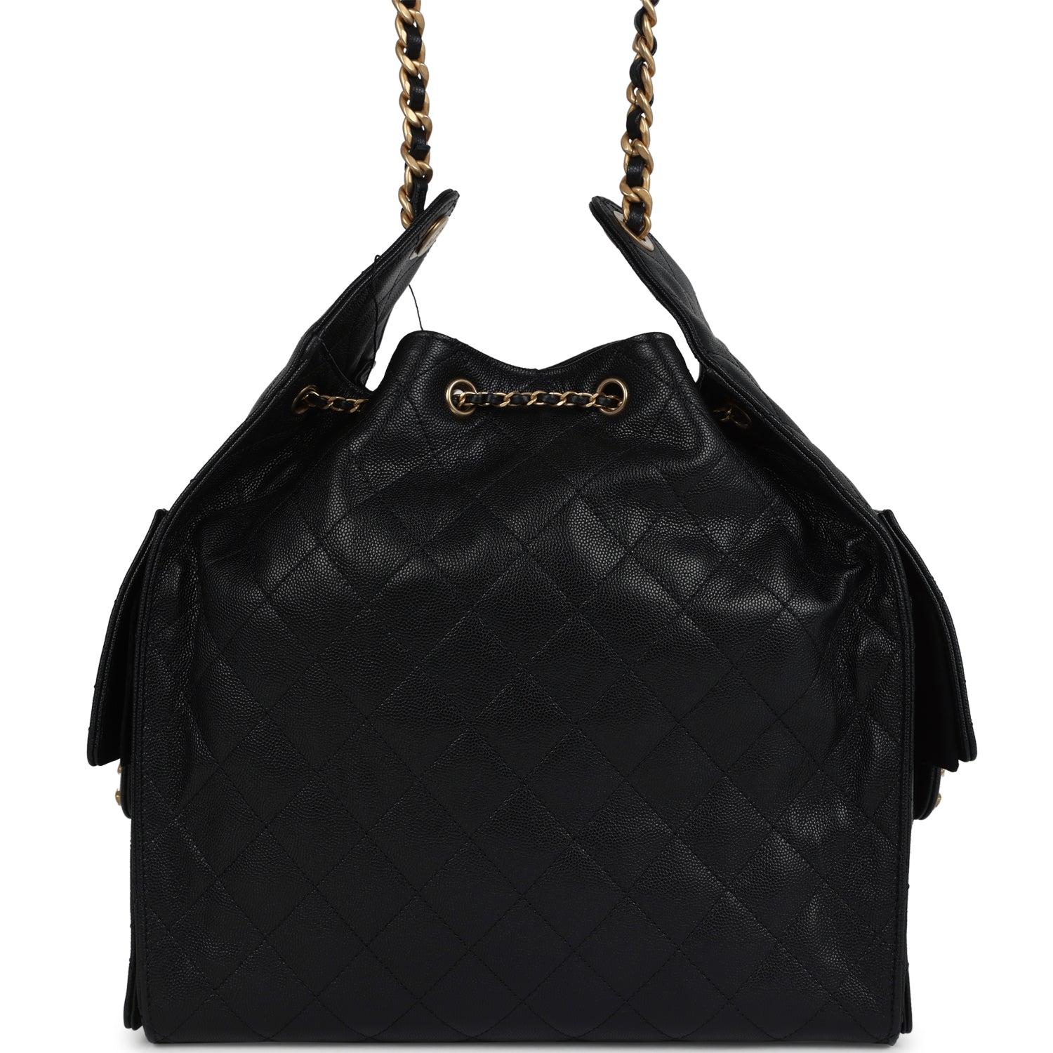 CHANEL 25S HOBO BAG 40 IN ROSE METALLIC CAVIAR main image 1