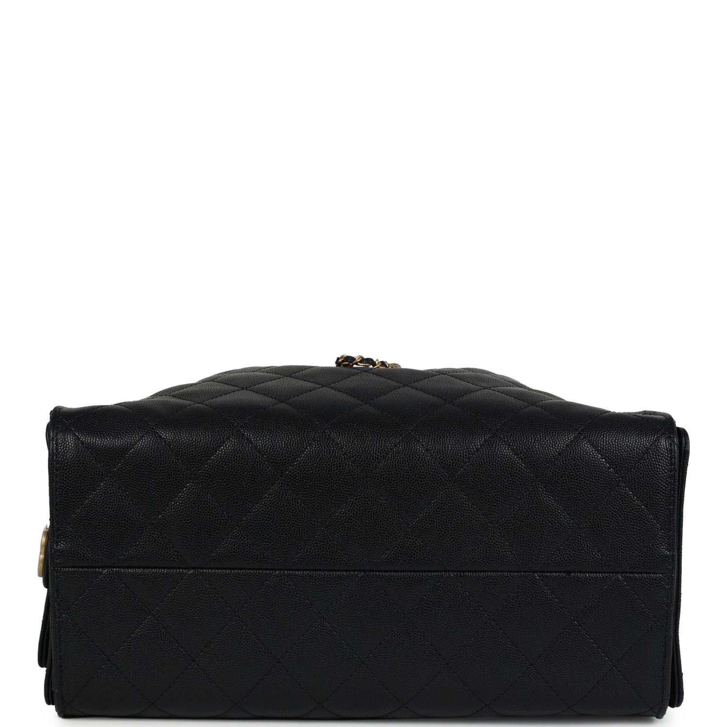 CHANEL 25S HOBO BAG 40 IN ROSE METALLIC CAVIAR