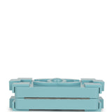 Pre-owned Chanel Supermarket Boy Brick Lego Minaudiere Clutch Light Blue Plexiglass Silver Hardware