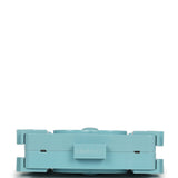 Pre-owned Chanel Supermarket Boy Brick Lego Minaudiere Clutch Light Blue Plexiglass Silver Hardware