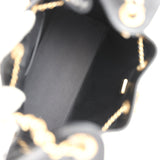 Chanel Small 25 Hobo Bag Black Caviar Antique Gold Hardware