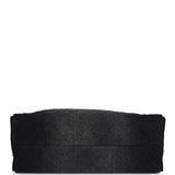 Chanel Large 25 Hobo Bag Black Washed Denim Antique Gold Hardware