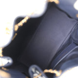 Chanel Small 25 Hobo Bag Dark Navy Caviar Antique Gold Hardware - Thumbnail View 8