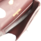 Chanel Nano Classic Double Flap Bag Charm Dark Brown Lambskin Light Gold Hardware