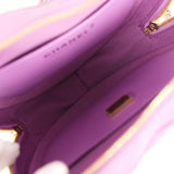 Chanel CC In Love Large Heart Bag with Chain Purple Lambskin Light Gold Hardware - Thumbnail View 8