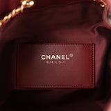 Chanel Medium 25 Hobo Bag Burgundy Caviar Antique Gold Hardware