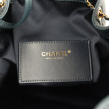 Chanel Medium 25 Hobo Bag Dark Blue Toile Canvas Antique Gold Hardware