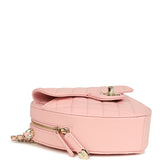 Chanel CC In Love Large Heart Bag with Chain Light Pink Lambskin Light Gold Hardware - Thumbnail View 7