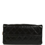 Pre-owned Chanel Small 25 Hobo Bag Black Shiny Crumpled Calfskin Mixed Metal Hardware - Thumbnail View 7