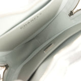 Chanel CC In Love Large Heart Bag with Chain Silver Metallic Lambskin Silver Hardware