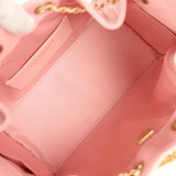 Chanel Small 25 Hobo Bag Light Pink Caviar Antique Gold Hardware - Thumbnail View 8