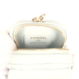Chanel CC In Love Heart Charm Light Blue Lambskin Light Gold Hardware