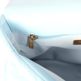 Chanel Medium 19 Flap Light Blue Lambskin Mixed Metal Hardware
