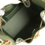 Chanel Small 25 Hobo Bag Khaki Caviar Antique Gold Hardware