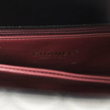 Chanel Mini Coco Top Handle Flap Bag Shiny Calfskin Brushed Gold Hardware