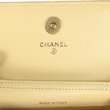 Chanel Mini Pearl Crush Belt Bag Light Yellow Lambskin Aged Gold Hardware