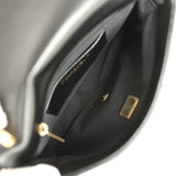 Chanel Small Funky Town Flap Bag Black Shiny Lambskin Aged Gold Hardware