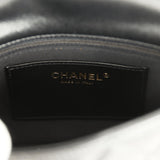 Chanel Small Funky Town Flap Bag Black Shiny Lambskin Aged Gold Hardware