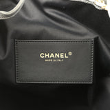 Chanel Medium 25 Hobo Bag Metallic Silver Caviar Antique Gold Hardware