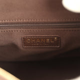 Chanel Small Bowling Bag Dark Brown Suede Antique Gold Hardware - Thumbnail View 10
