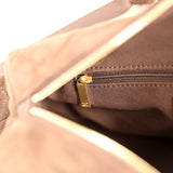 Chanel Small Bowling Bag Dark Brown Suede Antique Gold Hardware - Thumbnail View 11