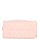 Chanel Small 25 Hobo Bag Light Pink Caviar Antique Gold Hardware