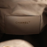 Chanel Medium 25 Hobo Bag Dark Grey Suede Antique Gold Hardware