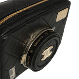 Chanel Coco Click Camera Bag Black Lambskin Light Gold Hardware - Thumbnail View 7