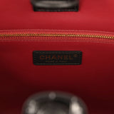 Chanel Small Cerf Shopping Bag Black Croc Embossed Calfskin Gold Hardware - Thumbnail View 8