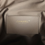 Chanel Medium 25 Hobo Bag Dark Grey Suede Antique Gold Hardware - Thumbnail View 10
