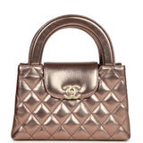 Chanel Small Kelly Shopper Metallic Bronze Calfskin Brushed Gold Hardware - Thumbnail View 1
