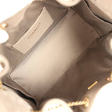 Chanel Small 25 Hobo Bag Dark Grey Suede Antique Gold Hardware