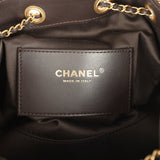 Chanel Small 25 Hobo Bag Dark Brown Suede Antique Gold Hardware