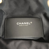 Chanel Medium 25 Hobo Bag Black Suede Antique Gold Hardware