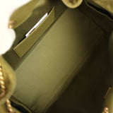 Chanel Small 25 Hobo Bag Khaki Suede Antique Gold Hardware - Thumbnail View 8