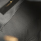 Chanel Medium 25 Hobo Bag Black Suede Antique Gold Hardware