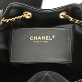 Chanel Medium 25 Hobo Bag Black Suede Antique Gold Hardware