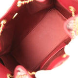 Chanel Small 25 Hobo Bag Dark Red Caviar Antique Gold Hardware