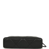 Chanel Top Handle Slim Vanity Case with Chain Black Shiny Caviar Light Gold Hardware - Thumbnail View 6