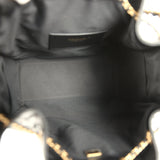 Chanel Medium 25 Hobo Bag Black Caviar Antique Gold Hardware