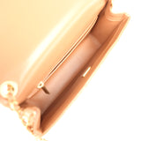 Chanel Small CC Crush Flap Bag Caramel Lambskin Brushed Gold Hardware