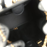 Chanel Large 25 Backpack Black Caviar Antique Gold Hardware