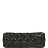 Chanel Small Kelly Shopper Black Shiny Aged Calfskin Brushed Gold Hardware