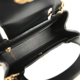 Chanel Small Kelly Shopper Black Shiny Aged Calfskin Brushed Gold Hardware
