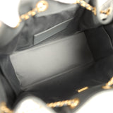 Chanel Small 25 Hobo Bag Dark Grey Caviar Antique Gold Hardware