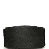 Chanel Small 25 Hobo Bag Black Washed Denim Antique Gold Hardware