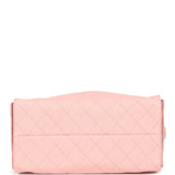 Chanel Medium 25 Hobo Bag Light Pink Caviar Antique Gold Hardware