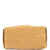 Chanel Small 25 Hobo Bag Tan Suede Antique Gold Hardware - Thumbnail View 6