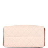 Chanel Small 25 Hobo Bag Light Pink Caviar Antique Gold Hardware