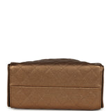 Chanel Small 25 Hobo Bag Metallic Metallic Bronze Caviar Light Gold Hardware